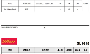 【每日一品】霍爾傳感器SL1615SH：高靈敏度、低噪聲為工程應(yīng)用帶來優(yōu)勢