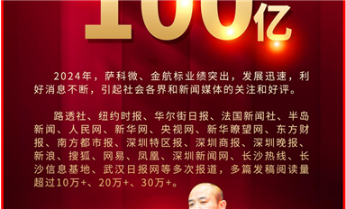 2024年全網(wǎng)點擊流量超100億??！金航標和薩科微引全球1000+家主流新聞媒體爭相報道?。ㄋ_科微12月31日芯聞）